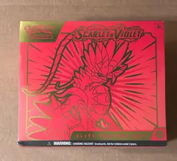 Pokemon Scarlet & Violet Elite Trainer Box Koraidon SEALED - US SELLER - Image 1