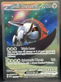 Iron Treads ex 248/198 Sv01: Scarlet & Violet Base Set Full Art Holo Pokemon TCG - Image 1