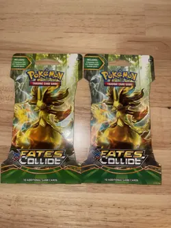 Pokemon XY Fates Collide 8 Sleeved Booster Pack Art Set - Unweighed - Sealed - Image 4