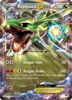 Rayquaza EX XY73 XY Holo Black Star Promo Promo Pokemon MP - Image 1