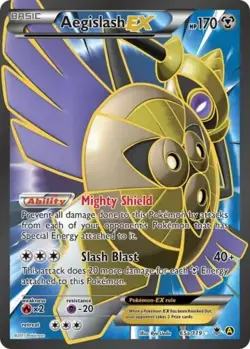 Aegislash EX 65a/119 XY Collection Holo Alternate Art Promo Pokemon LP - Image 1
