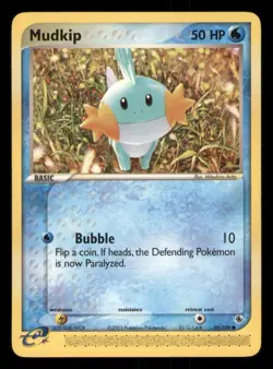 Mudkip 59/109 Ruby and Sapphire Pokemon nm/lp - Image 1