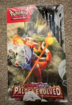 Pokemon TCG Paldea Evolved Half Booster Box (18 Booster Packs) - UNSEALED - Image 2