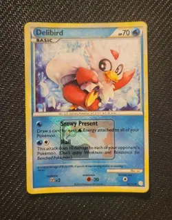 Delibird - 39/123 - Crosshatch League Promo - Reverse Holo - Pokemon TCG - Image 1
