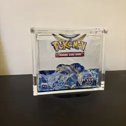 Pokemon Sword & Shield Silver Tempest Booster Box + Acrylic Case NEW SEALED 2022 820650860911 - Image 1