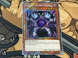 YuGiOh! Caius the Shadow Monarch Platinum Secret Rare RA03-EN194 - More Listed! - Image 1