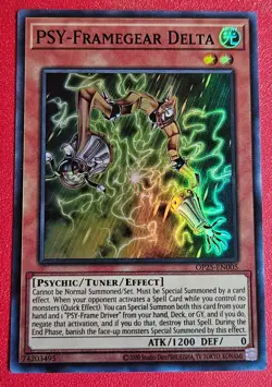 1x Yu-Gi-Oh! PSY-Framegear Delta - OP25-EN005 - Super Rare - NM - Image 1