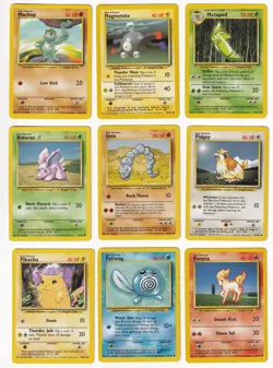 Pokemon Base Set COMPLETE SET Common Vintage WOTC 32 Card Lot MP-NM - Image 3