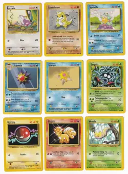 Pokemon Base Set COMPLETE SET Common Vintage WOTC 32 Card Lot MP-NM - Image 4