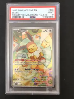 PSA 9, Eevee - 173 Pokemon Center 173 Sv: Scarlet & Violet Promo Cards Holo - Image 1