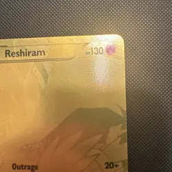 Reshiram 114/113 Legendary Treasures Gold Secret Rare Full Art Holo Pokemon Card - Image 5