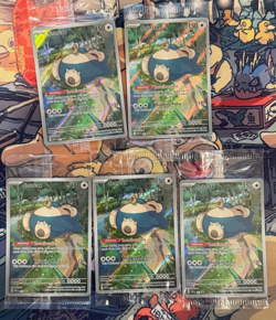 Pokemon TCG Snorlax SVP 051 Holo 151 ETB Promo Card Factory Sealed Lot 5x NM #1 - Image 1
