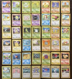 Pokemon Base Set 2 COMPLETE SET Common Vintage WOTC 42 Card Lot MP-NM - Image 1
