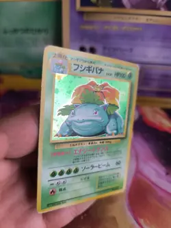 Pokemon Karte Card Bisaflor Venusaur Expansion Base Set Holo Wotc japanese Exc- - Image 3