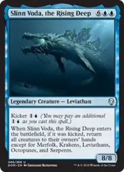 2x Slinn Voda, the Rising Deep Dominaria card NM MTG Magic Pauper - Image 1