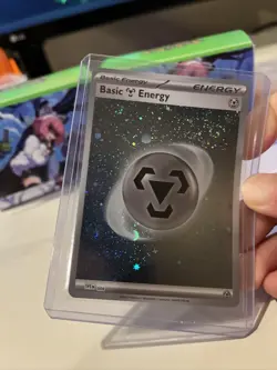 Pokemon - Metal Energy Card SVE 008 - Pokemon 151 - Cosmic Holo - SWIRL X4 - Image 1