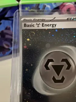 Pokemon - Metal Energy Card SVE 008 - Pokemon 151 - Cosmic Holo - SWIRL X4 - Image 2