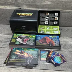 Weird N Wild Creatures Lot w/ Case, Big/Small Cards, & Fossil Collection - Image 1