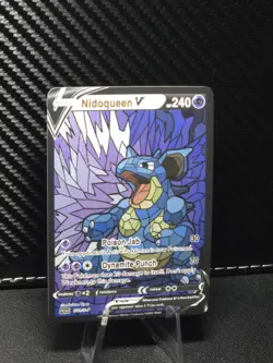 Nidoqueen CUSTOM Stained Glass Holo Shiny Card For Display Only - Image 3
