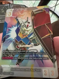 Gundam Card Game GD01-001 LR Gundam - Image 2