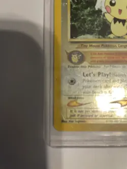 PICHU 35 Reverse Holo Unplayed Black Star PROMO Pokemon Card Near Mint - Image 4