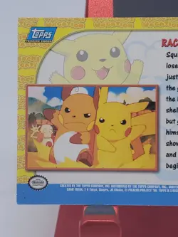 Racing Cheek To Cheek Topps Pokemon Card Holo Pikachus Vacation #48 LP - Image 5