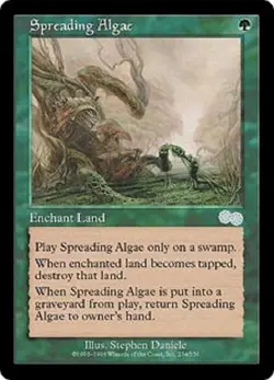 MTG 1x Spreading Algae UZ Urza's Saga Card Magic The Gathering Commander Pauper - Image 1