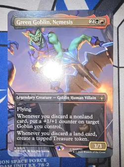 MTG - SPE - Green Goblin, Nemesis (Borderless) #0023 - Near Mint Non Foil - Image 1