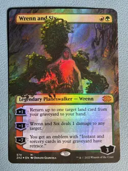 MTG Wrenn and Six (Textured Foil) Double Masters 2x2 NM - Image 1