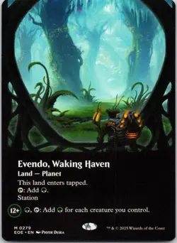 Evendo, Waking Haven (Borderless) 279 Edge of Eternities NM MTG - Image 1