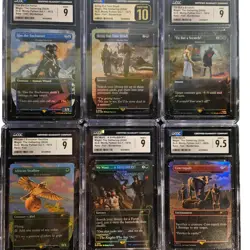 Magic the Gathering: Secret Lair x Monty Python Vol. 1 Foil CGC Graded Lot of 6! - Image 1