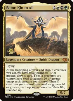 Near Mint x 1 Betor, Kin to All - Foil - Prerelease Promo Magic Promos - FOIL - Image 1