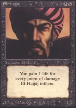 MTG El-Hajjaj, Arabian Nights, Lightly Played, English - Image 1