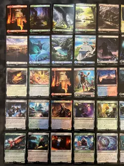 MTG FINAL FANTASY Lot: 57 Foils + 128 Commons + Sealed Land Pack - Image 3