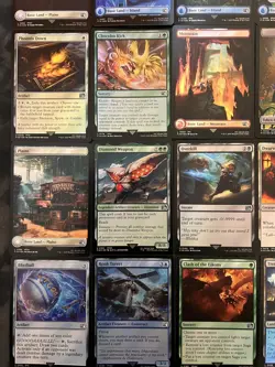 MTG FINAL FANTASY Lot: 57 Foils + 128 Commons + Sealed Land Pack - Image 5