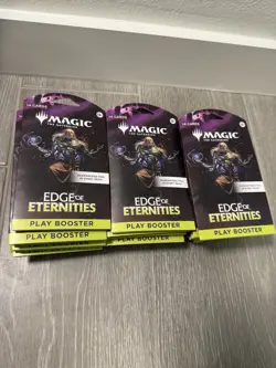 25 x Edge Of Eternities MTG Sleeved Play Booster Pack - Image 1