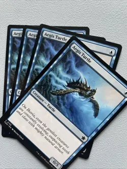 4 X Aegis Turtle NM Eng MTG - Foundations - Image 1