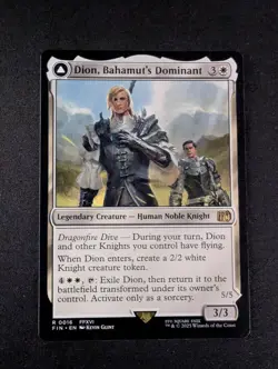 DION, BAHAMUT'S DOMINANT // BAHAMUT, WARDEN OF LIGHT #16 MTG Final Fantasy - Image 1
