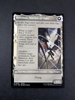 DION, BAHAMUT'S DOMINANT // BAHAMUT, WARDEN OF LIGHT #16 MTG Final Fantasy - Image 2