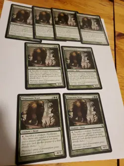 Plaguemaw Beast × 4 LP Mirrodin Besieged mtg - Image 1