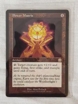 Played Power Matrix Mercadian Masques Mtg Magic the Gathering - Image 1