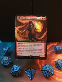 MTG Clive, Ifrit's Dominant 0458 (Extended Art) Final Fantasy Foil - Image 1