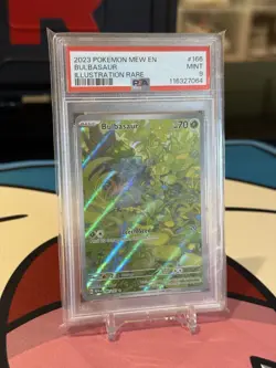 2023 Bulbasaur 166/165 Pokemon 151 English PSA 9 MINT Illustration Rare - Image 3