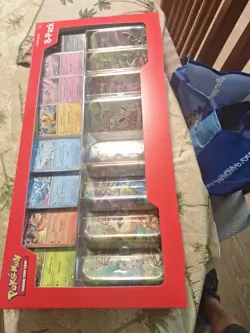 Costco Pokemon Prismatic Evolutions 8 Mini Tins 2 Pack - Image 1