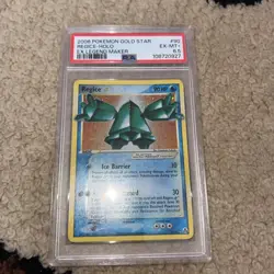 Pokemon EX Legend Maker Regice #90 Gold Star PSA 6.5 POP 2 - Image 1