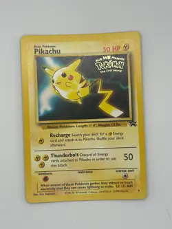 Pikachu (Movie Promo) #4 "Kids WB Pokemon The First Movie" WoTC Promo [LP] - Image 1