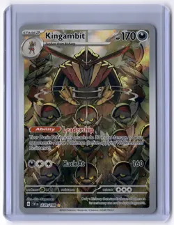 Kingambit - 220/198 Illustration Rare Holo NM Pokemon SV01: Scarlet & Violet - Image 1