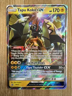 Tapu Koko GX SM33 Promo Pokemon TCG Full Art HP - Image 1