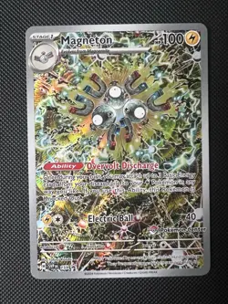 Magneton 159 Pokemon Center Stamp TCG SVP Surging Sparks Black Star Promo - Image 1