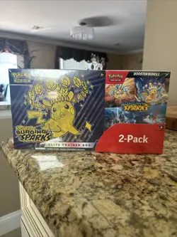 Pokemon TCG Scarlet &Violet Surging Sparks Elite Trainer box + Booster Bundle - Image 1